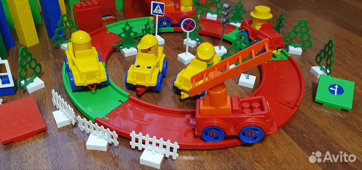 Конструктор bauer автодорога железная дорога