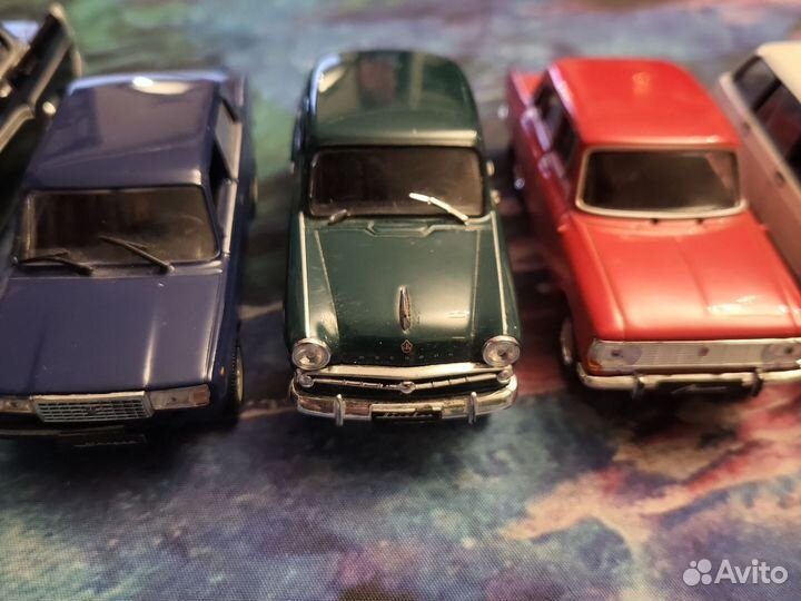 DeAgostini 1:43 модели машин Легенды СССР 8 штук