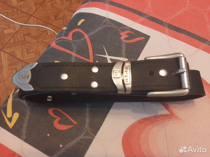 Мужской кожаный ремень ручной работы крс