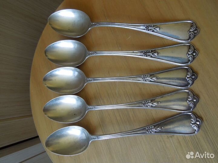 Серебряные столовые ложки 1934 г. Серебро 915 пр