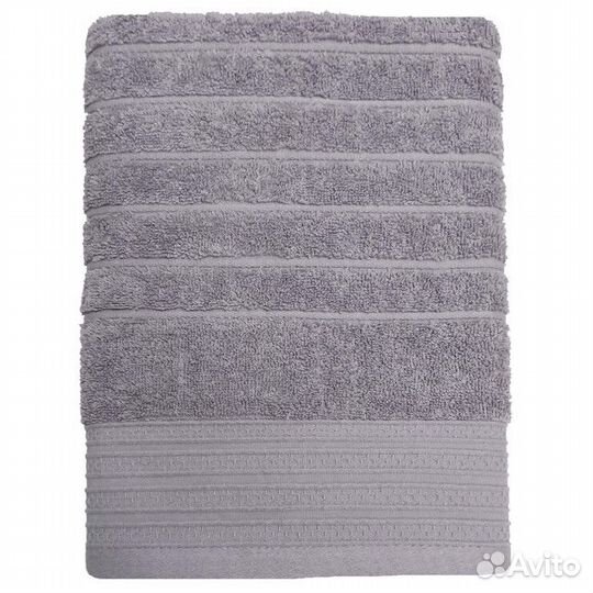 Покрывало Страйп 210х220см махровое серо-опаловое