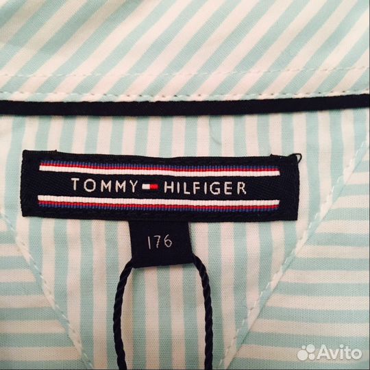 Рубашка tommy hilfiger (молодежная 176 размер)