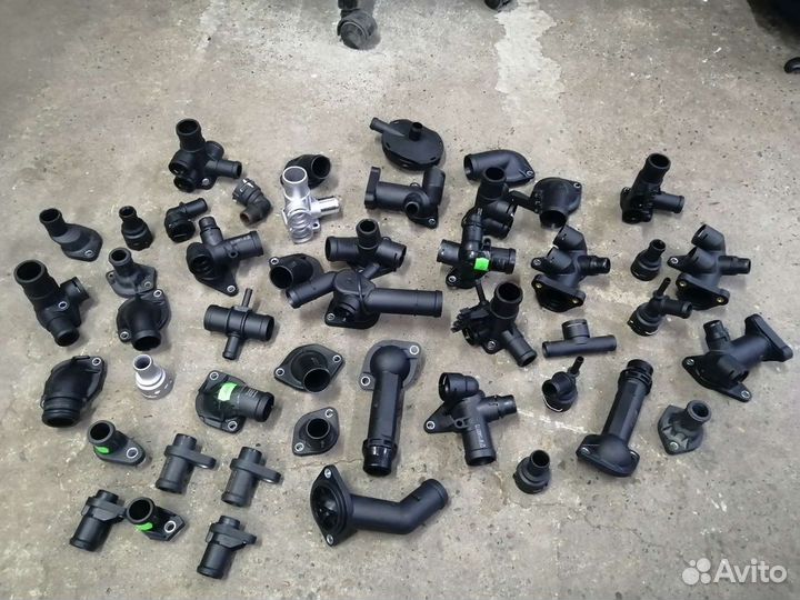 Фланцы водяного охлаждения двс Ауди, Вольксваген