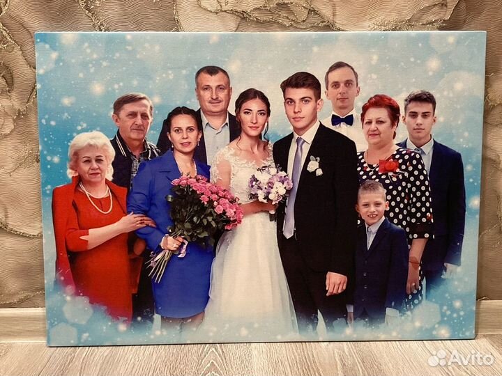 Портрет на холсте по фотографии