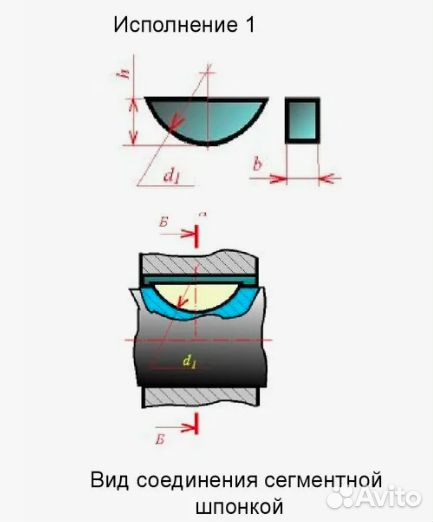Шпонка сегментная 2*5 ГОСТ 24071-97