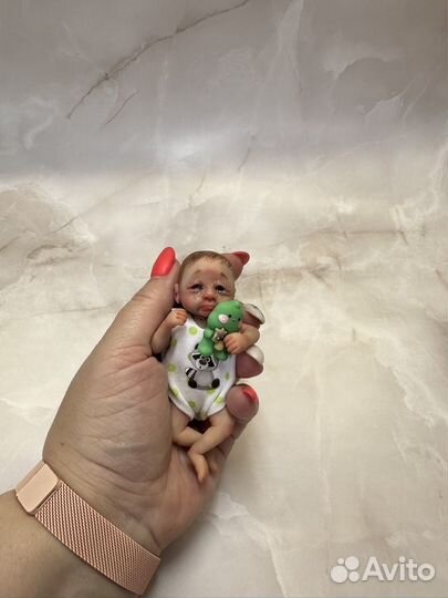 Кукла реборн мини мальчик