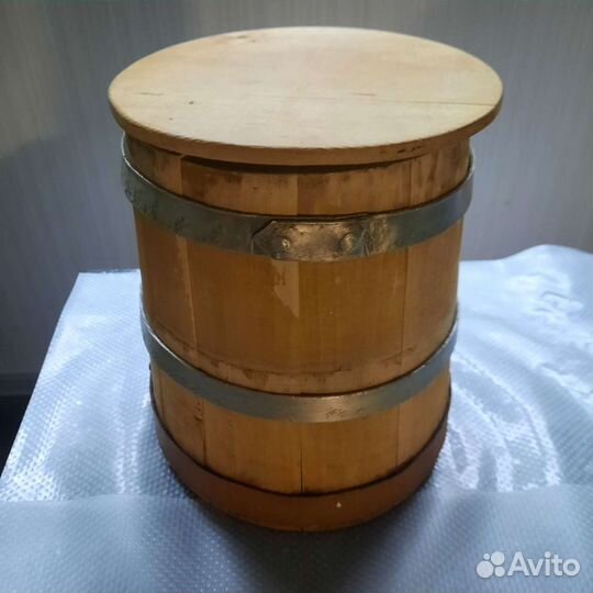 Бочка дерево для продуктов 2 шт