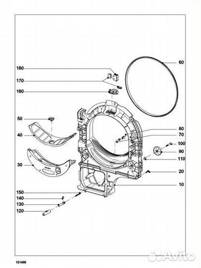 Фильтр сушильной машины Miele 9841220