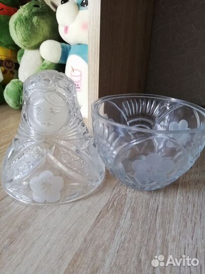 Графин хрустальный СССР матрешка