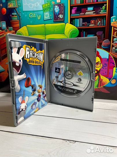 Rayman Raving Rabbids Бешенные Кролики PS2