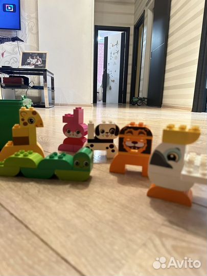 Lego duplo мой первый поезд животные