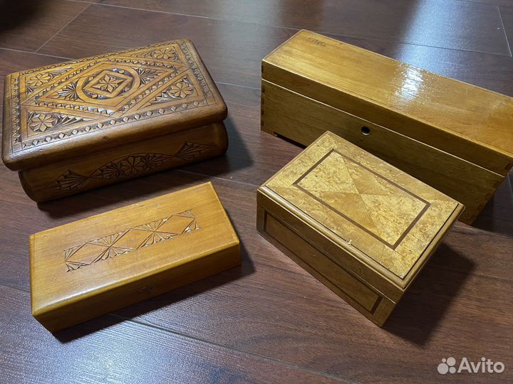 Деревянные шкатулки СССР