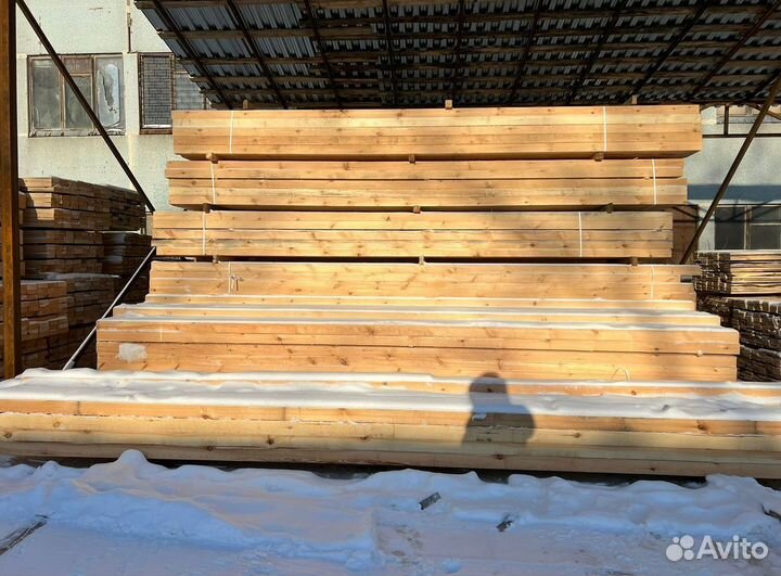 Брус обрезной 150х150х6000мм с доставкой