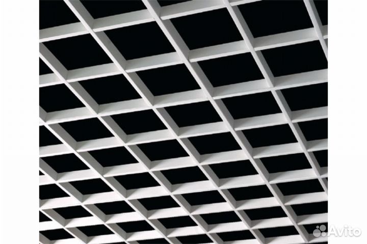 Потолок грильято белый 200х200 - опт и розница