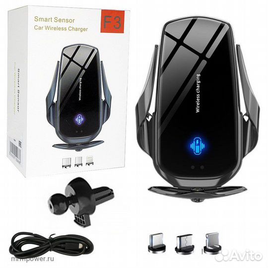 Держатель с беспроводной зарядкой