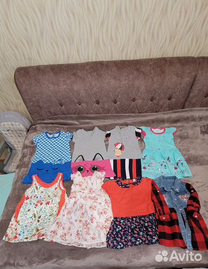 Много вещей 86-92р. для девочки
