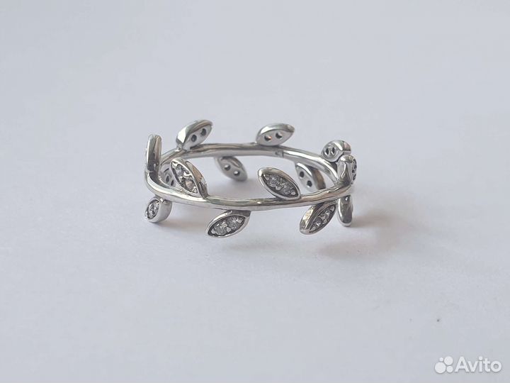 Кольцо серебряное 17,5