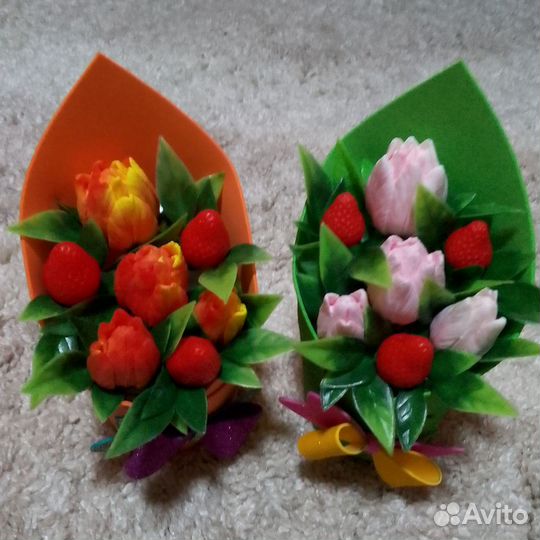 Букеты из мыла