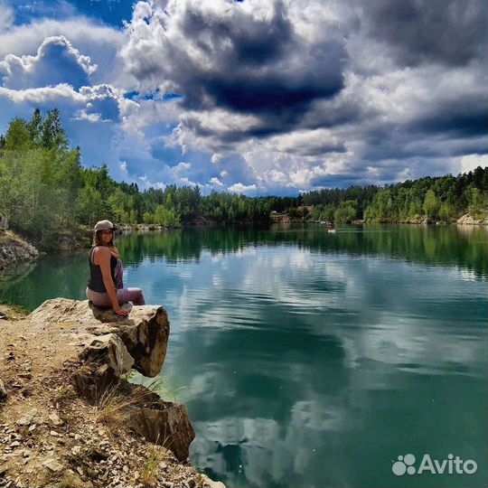 Абрашино. Мраморное озеро