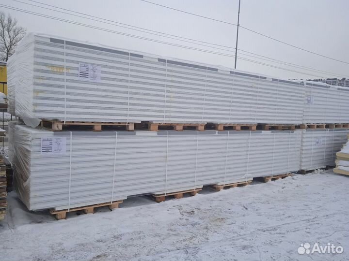 Сэндвич панели 10000 м2 в наличии