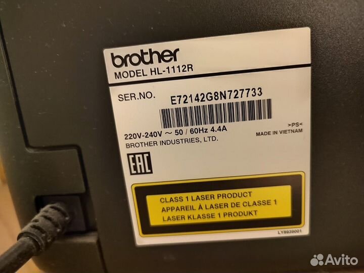 Принтер brother HL-1112R