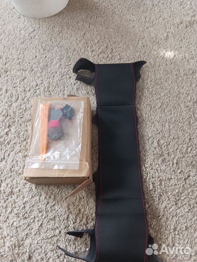 Кожа для перетяжки руля Киа Рио 3 дорестайл