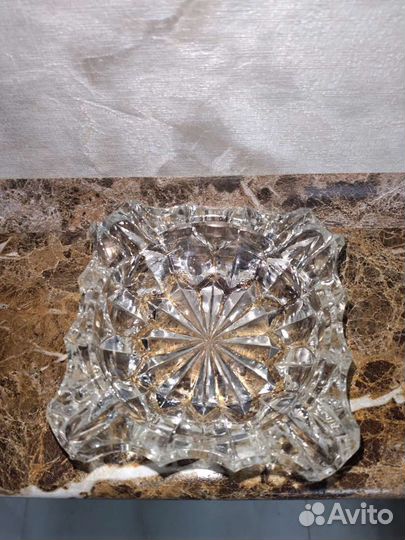 Хрустальная пепельница СССР