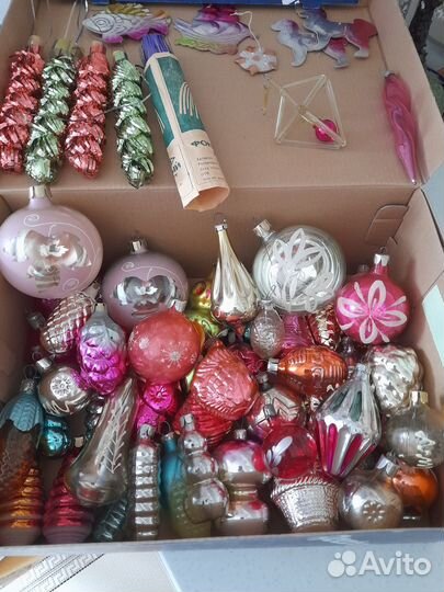 Новогодние игрушки СССР советские