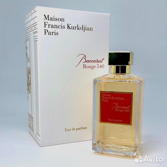 Парфюм maison baccarat rouge 540 200ml