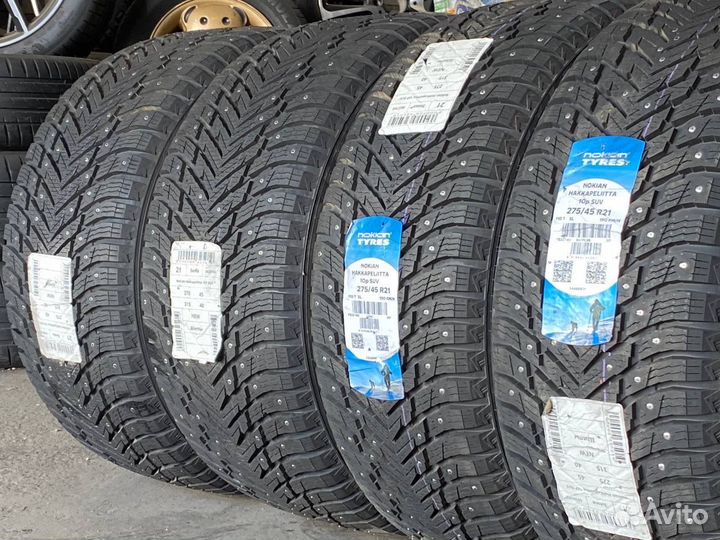 Nokian Tyres Hakkapeliitta 10p SUV 275/45 R21 и 315/40 R21