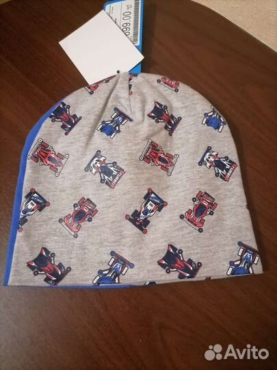 Шапка 2шт для мальчика тонкие