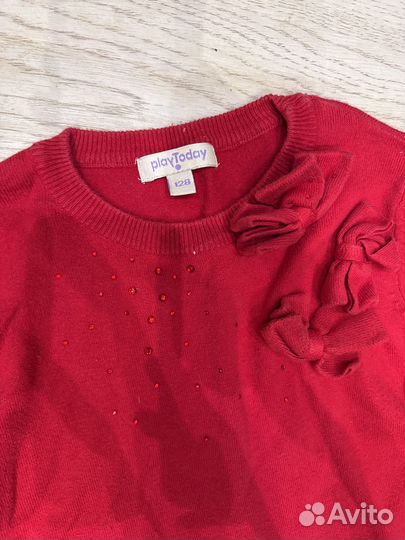 Платье вязаное на девочку