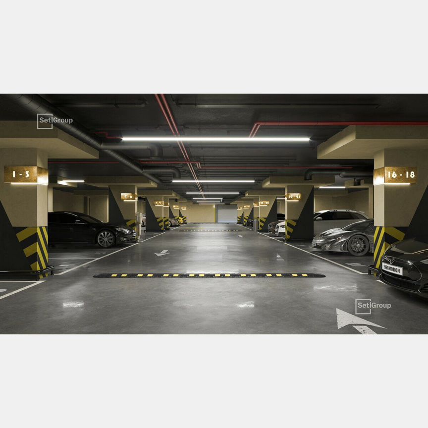 2-к. апартаменты, 107,6 м², 1/6 эт.