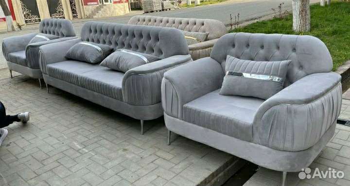 Диван и 2 кресла