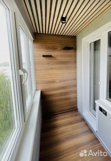 Отделка балконов и лоджий под ключ