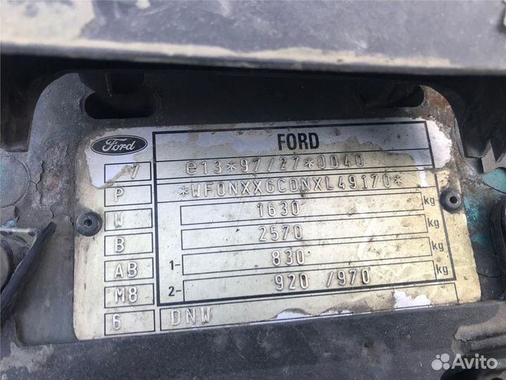 Разбор на запчасти Ford Focus 1 1998-2004