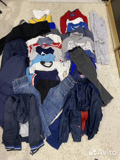 Одежда пакетом на мальчика 110 116