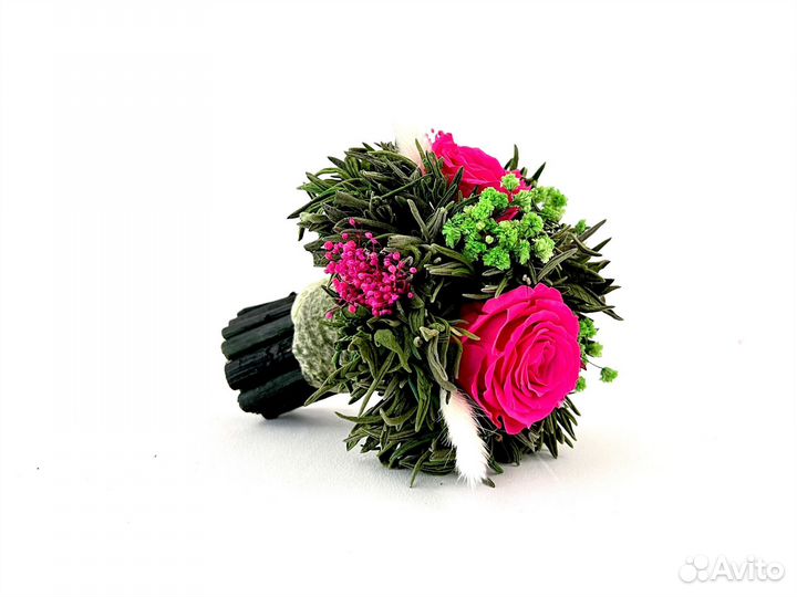 Букет на ножке Стабилизированные цветы