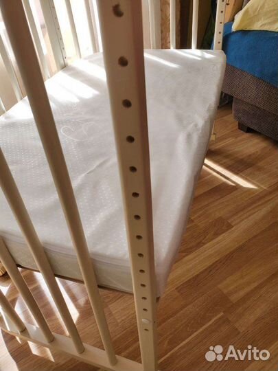 Детская приставная кроватка