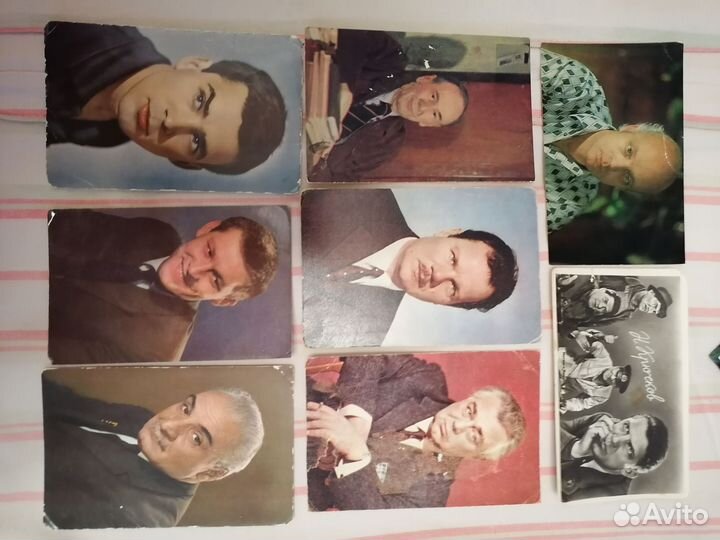 Актеры советского кино открытки