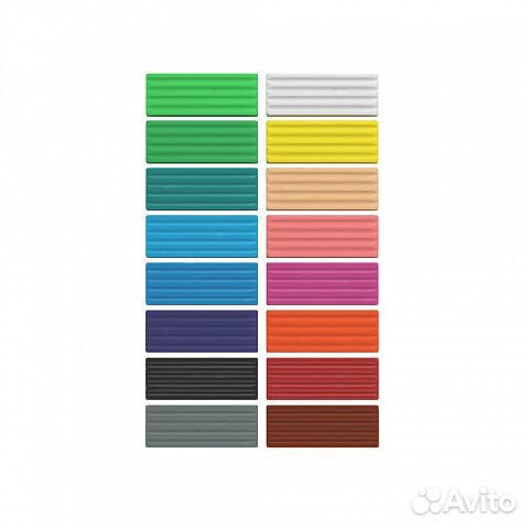 Пластилин классический ErichKrause 16 цветов со ст