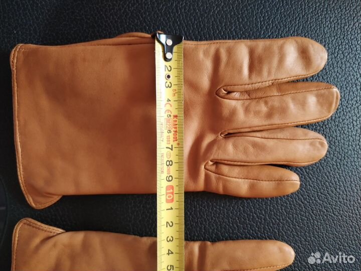 Перчатки кожаные