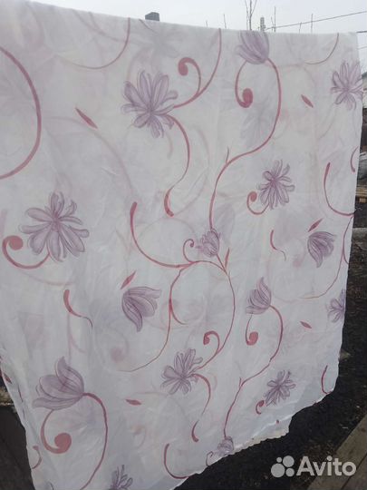 Тюли из арганзы длинные