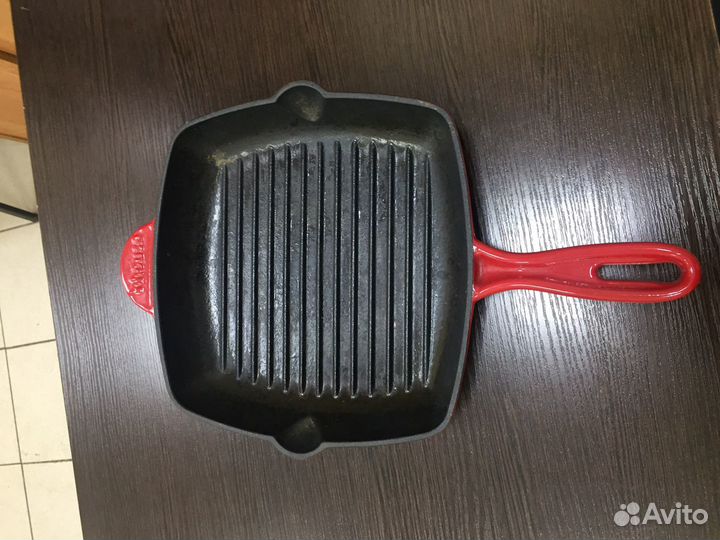 Чугунная сковорода гриль