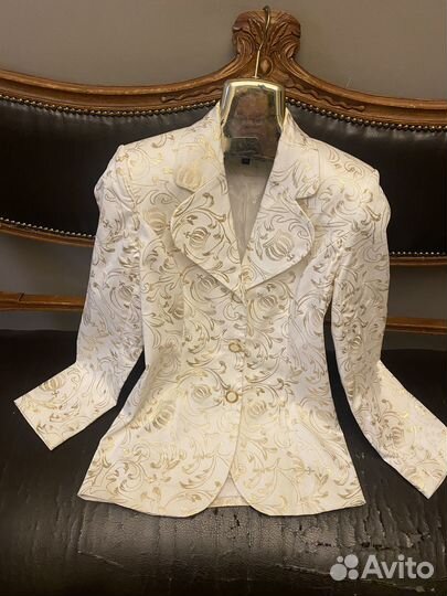 Роскошный вечерний пиджак 40-42 xs