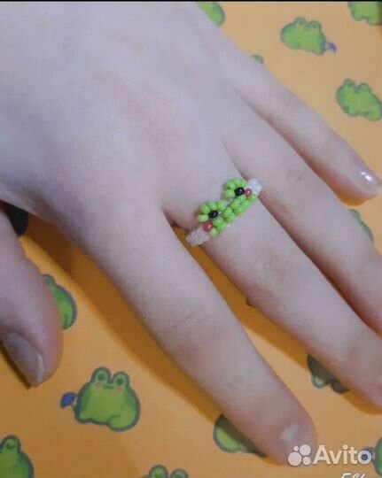 Колечки из бисера