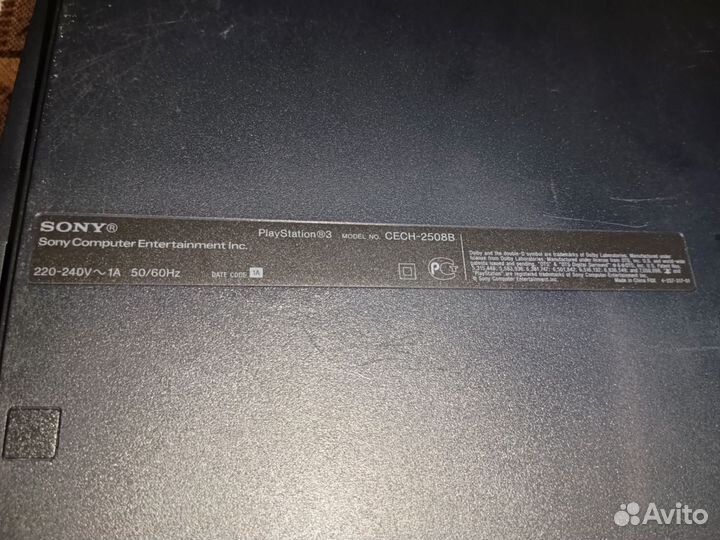 Sony PS3 slim прошитая с играми