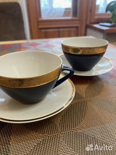 Чайная пара фарфор СССР