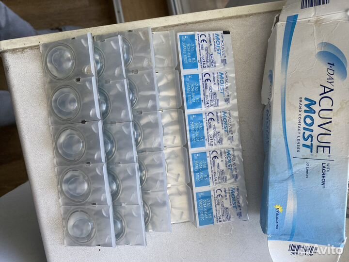 Линзы 1 day acuvue moist