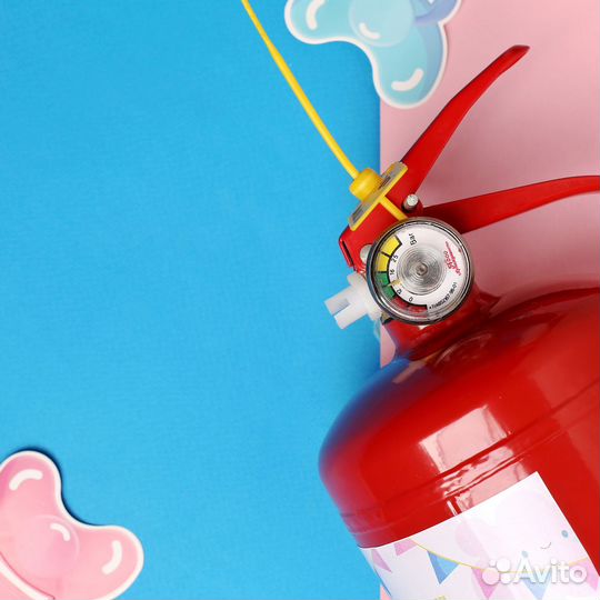 Гендер пати идеи Огнетушитель 2 л цветной дым